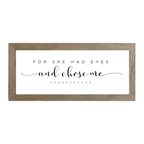 16x7 Thin Oak | White Canvas