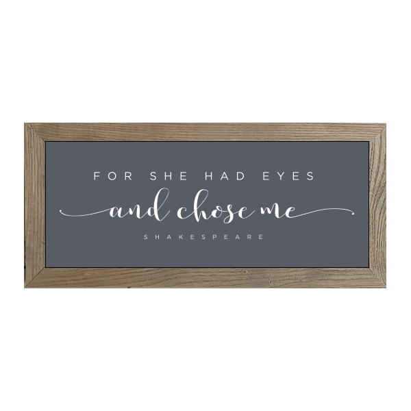 16x7 Thin Oak | Charcoal Canvas