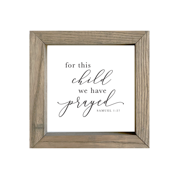 8x8 Thin Oak | White Canvas