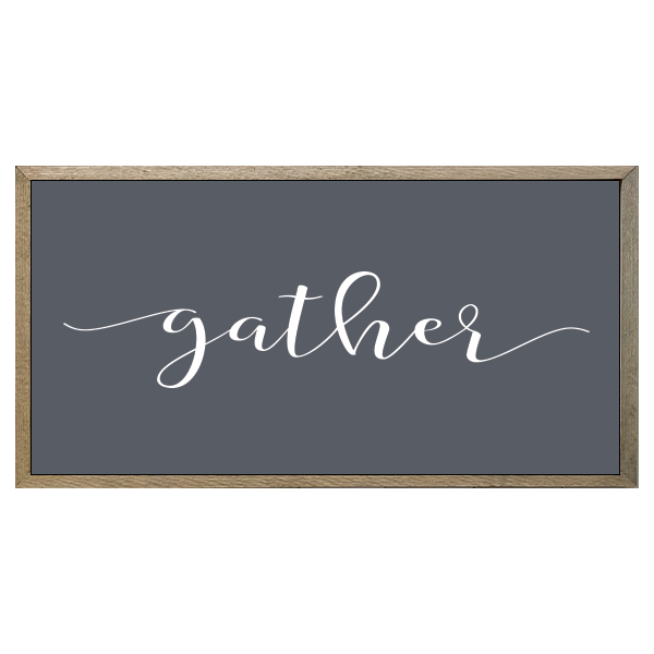 35x18 Thin Oak | Charcoal Canvas