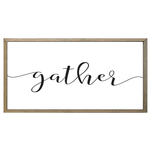 35x18 Thin Oak | White Canvas