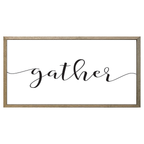 35x18 Thin Oak | White Canvas