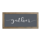 16x7 Thin Oak | Charcoal Canvas