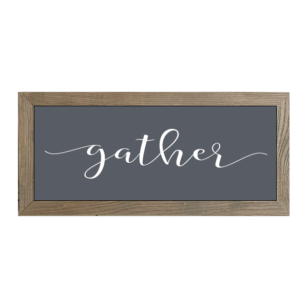 16x7 Thin Oak | Charcoal Canvas