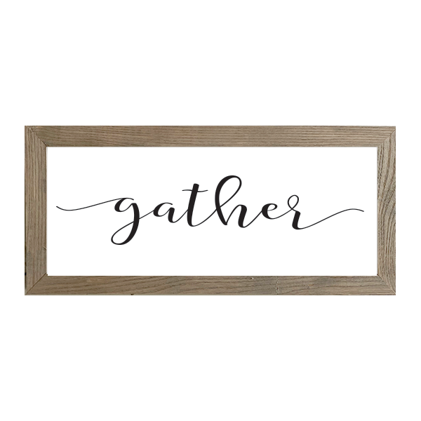 16x7 Thin Oak | White Canvas