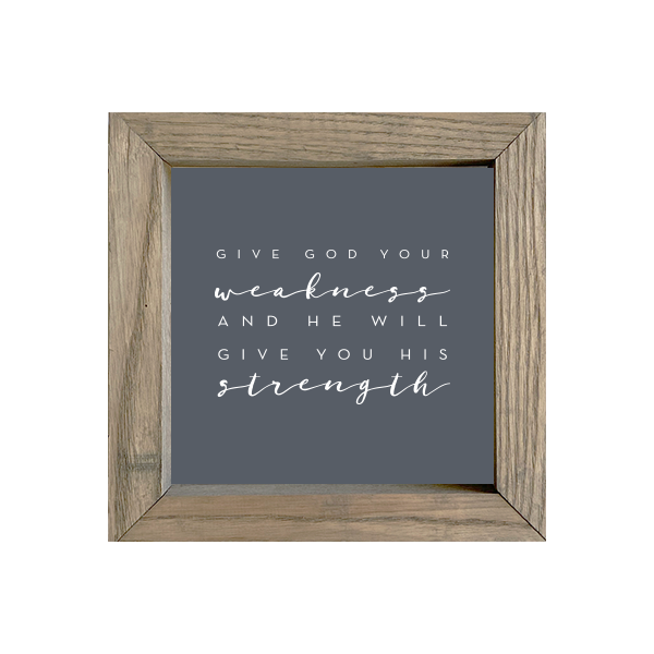 8x8 Thin Oak | Charcoal Canvas