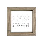 8x8 Thin Oak | White Canvas