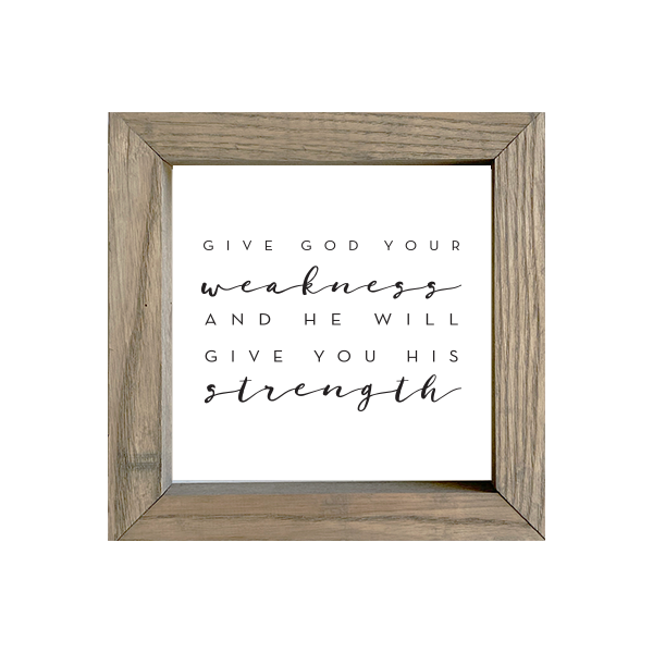 8x8 Thin Oak | White Canvas