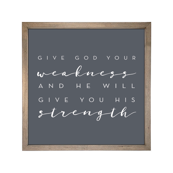 24x24 Thin Oak | Charcoal Canvas