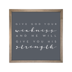 24x24 Thin Oak | Charcoal Canvas