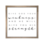 24x24 Thin Oak | White Canvas