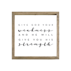 16x16 Thin Oak | White Canvas