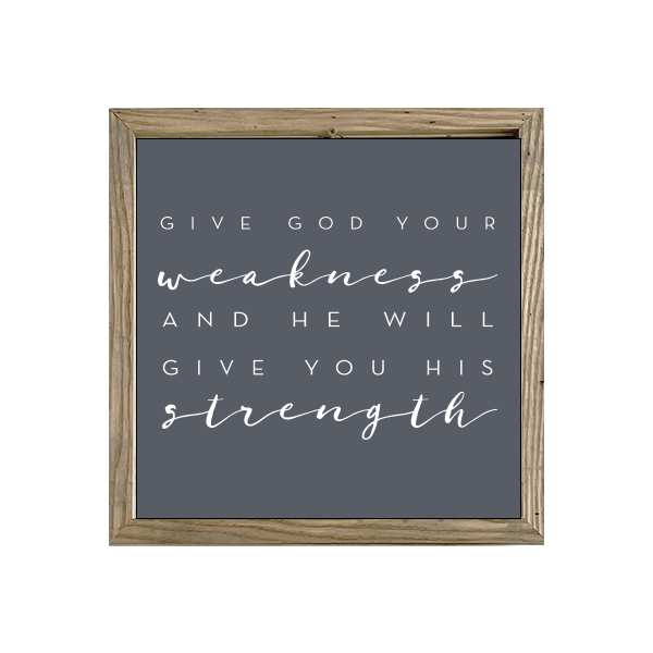 16x16 Thin Oak | Charcoal Canvas