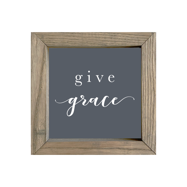 8x8 Thin Oak | Charcoal Canvas