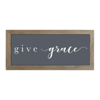 16x7 Thin Oak | Charcoal Canvas