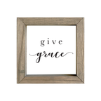 8x8 Thin Oak | White Canvas