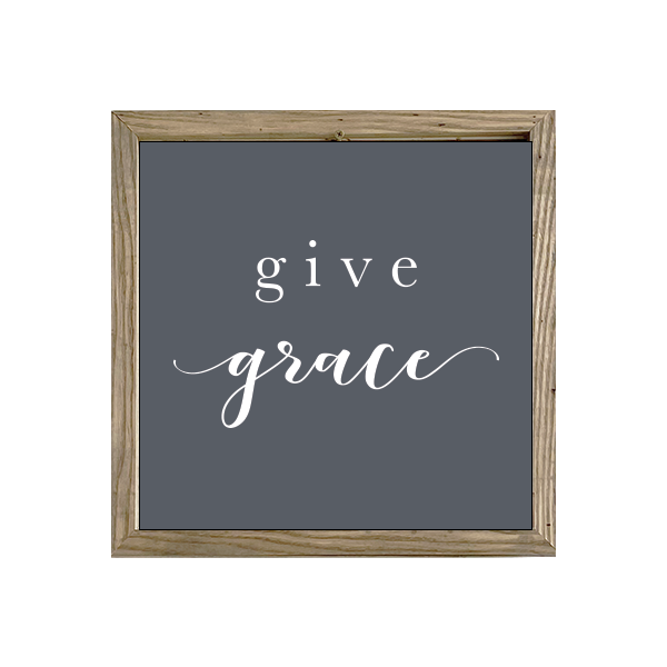 16x16 Thin Oak | Charcoal Canvas