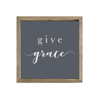 16x16 Thin Oak | Charcoal Canvas