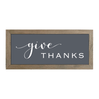 16x7 Thin Oak | Charcoal Canvas