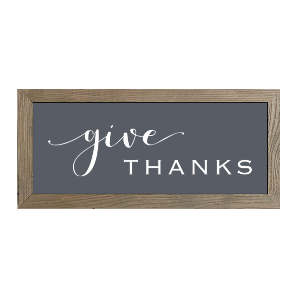 16x7 Thin Oak | Charcoal Canvas