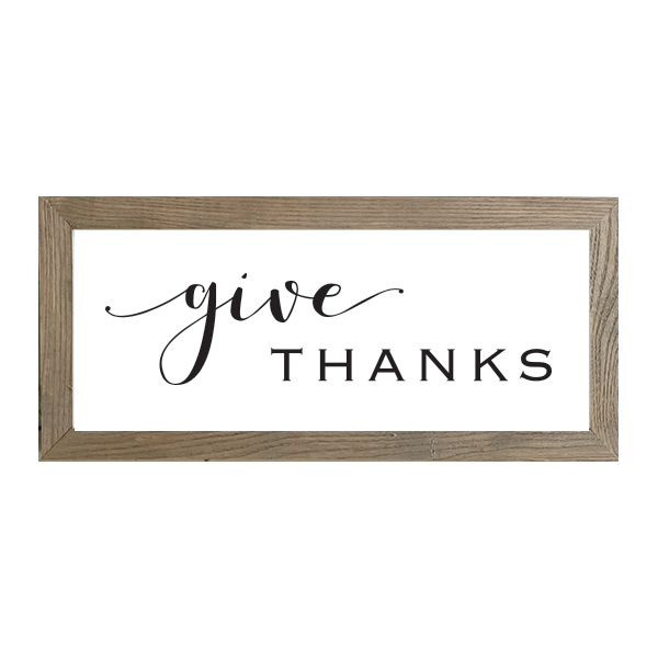 16x7 Thin Oak | White Canvas