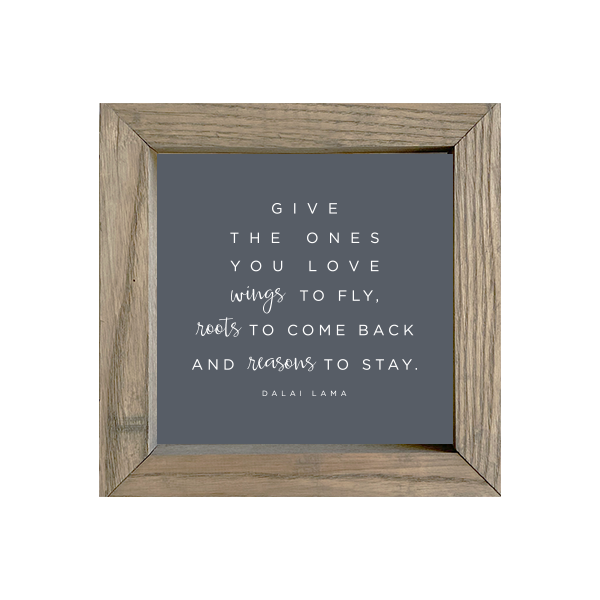 8x8 Thin Oak | Charcoal Canvas