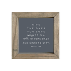 8x8 Thin Oak | Charcoal Canvas