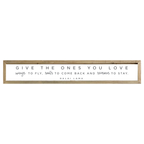 41x7 Thin Oak | White Canvas