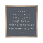 24x24 Thin Oak | Charcoal Canvas