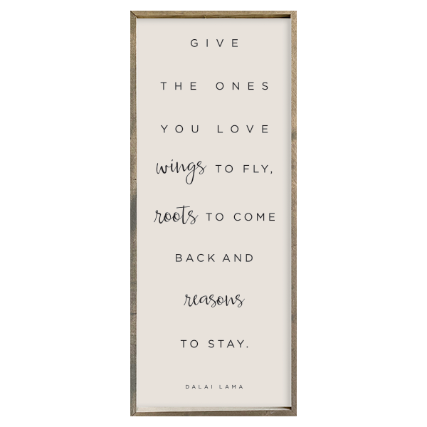 24x60 Thin Oak | Natural Canvas