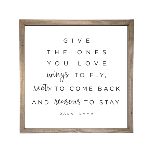 24x24 Thin Oak | White Canvas