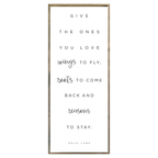 24x60 Thin Oak | Natural Canvas