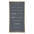 24x48 Thin Oak | Charcoal Canvas