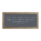 16x7 Thin Oak | Charcoal Canvas