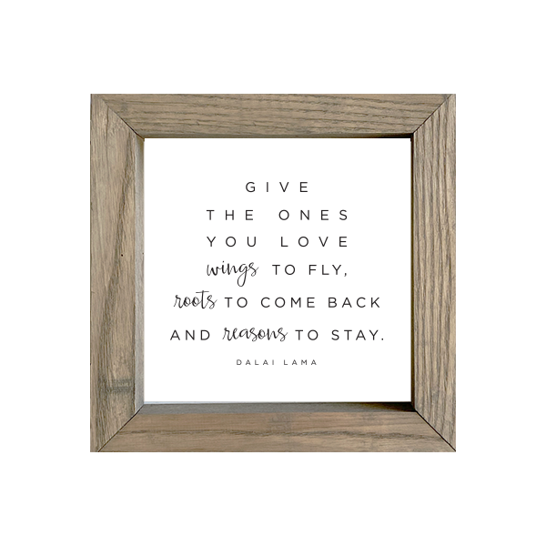 8x8 Thin Oak | White Canvas