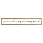 41x7 Thin Oak | White Canvas