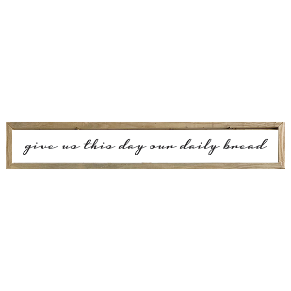 41x7 Thin Oak | White Canvas