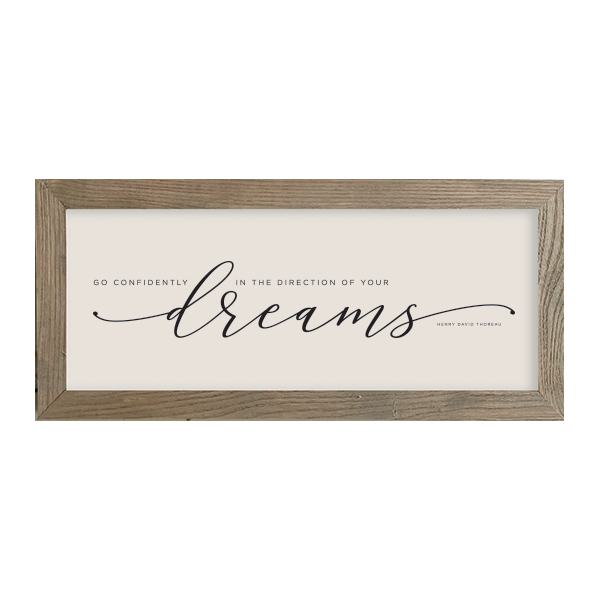 16x7 Thin Oak | Natural Canvas