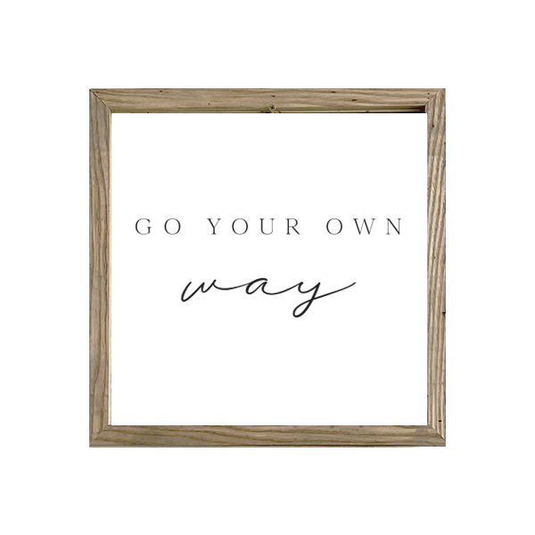 16x16 Thin Oak | White Canvas