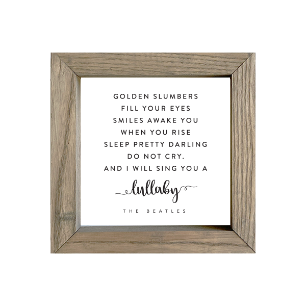 8x8 Thin Oak | White Canvas