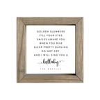 8x8 Thin Oak | White Canvas