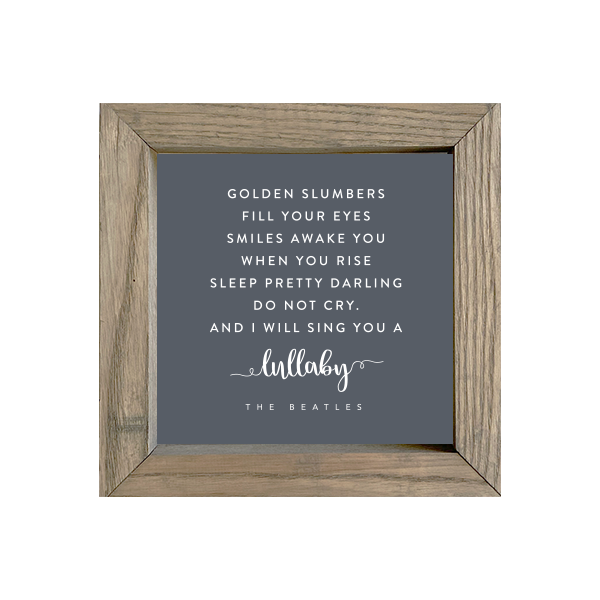 8x8 Thin Oak | Charcoal Canvas