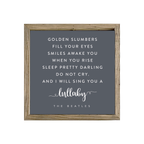 16x16 Thin Oak | Charcoal Canvas