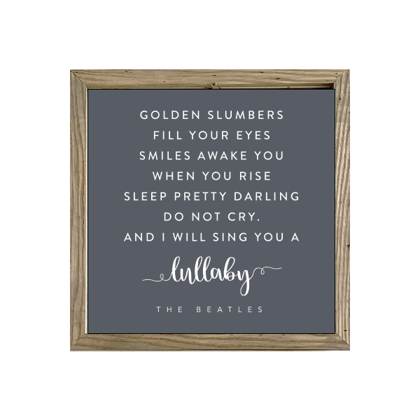 16x16 Thin Oak | Charcoal Canvas