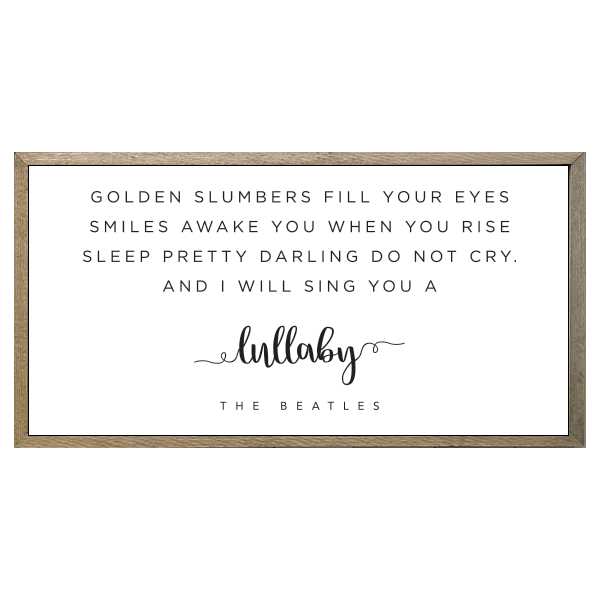 35x18 Thin Oak | White Canvas