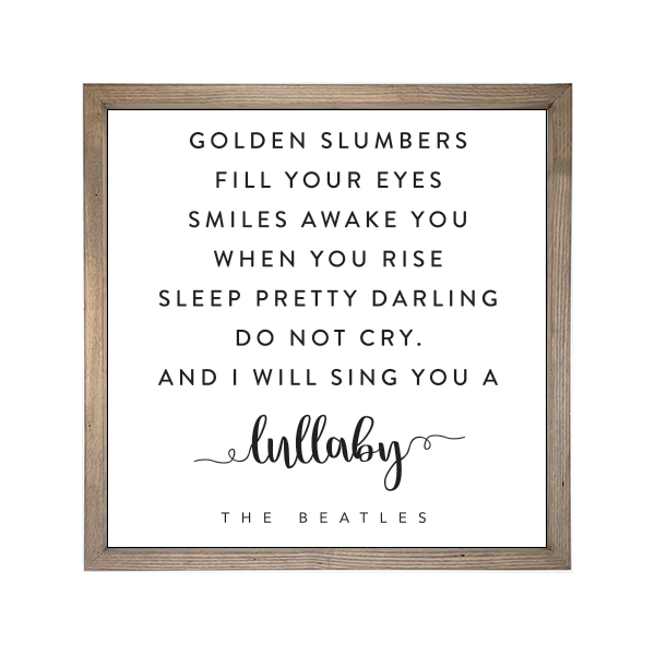 24x24 Thin Oak | White Canvas