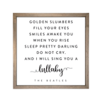 24x24 Thin Oak | White Canvas