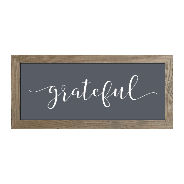 16x7 Thin Oak | Charcoal Canvas