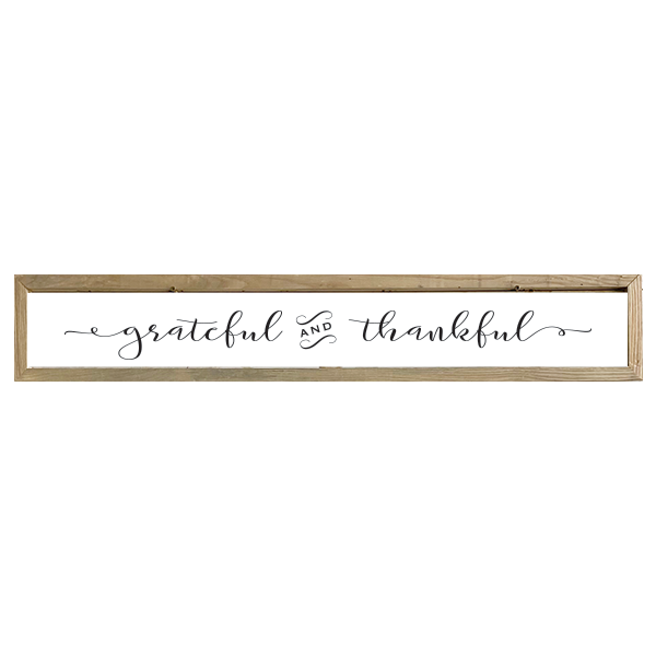 41x7 Thin Oak | White Canvas