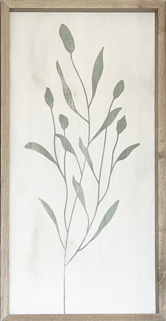 35x18 Plaster Botanicals